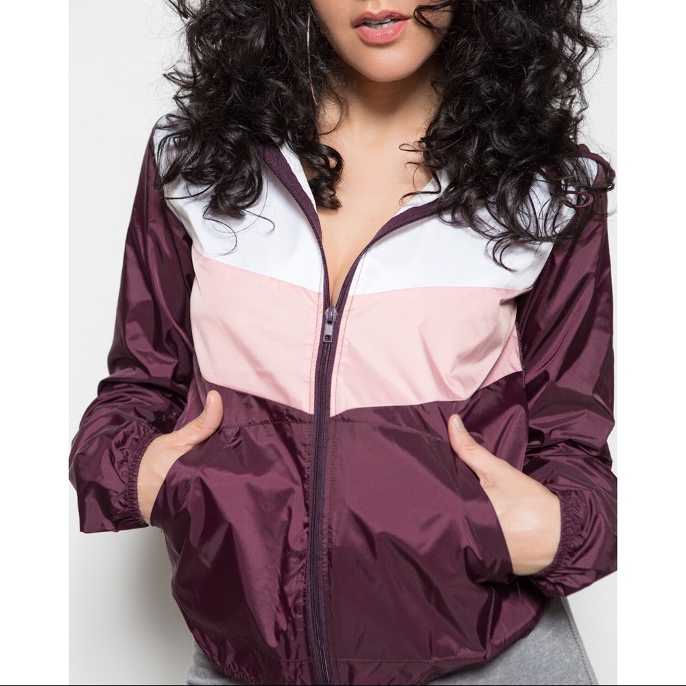 Chevron Wind Breaker Jacket